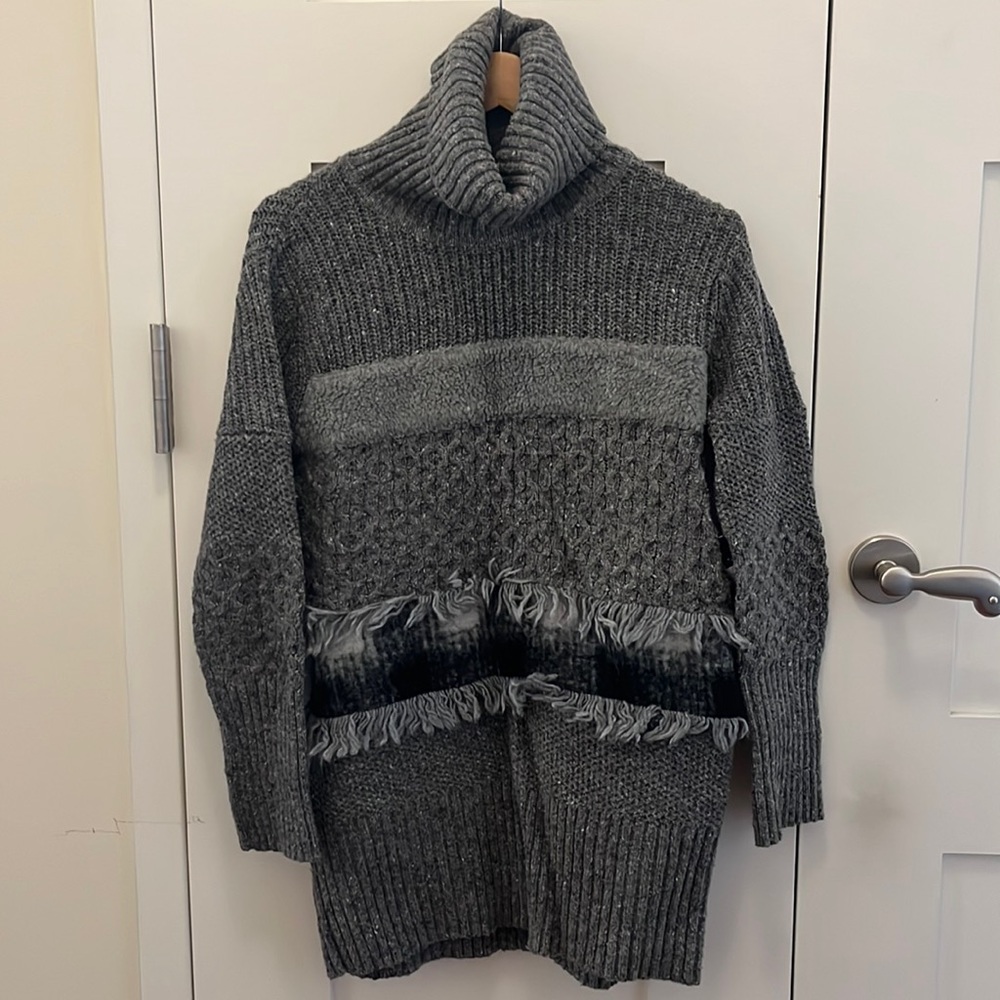Warm turtleneck sweater